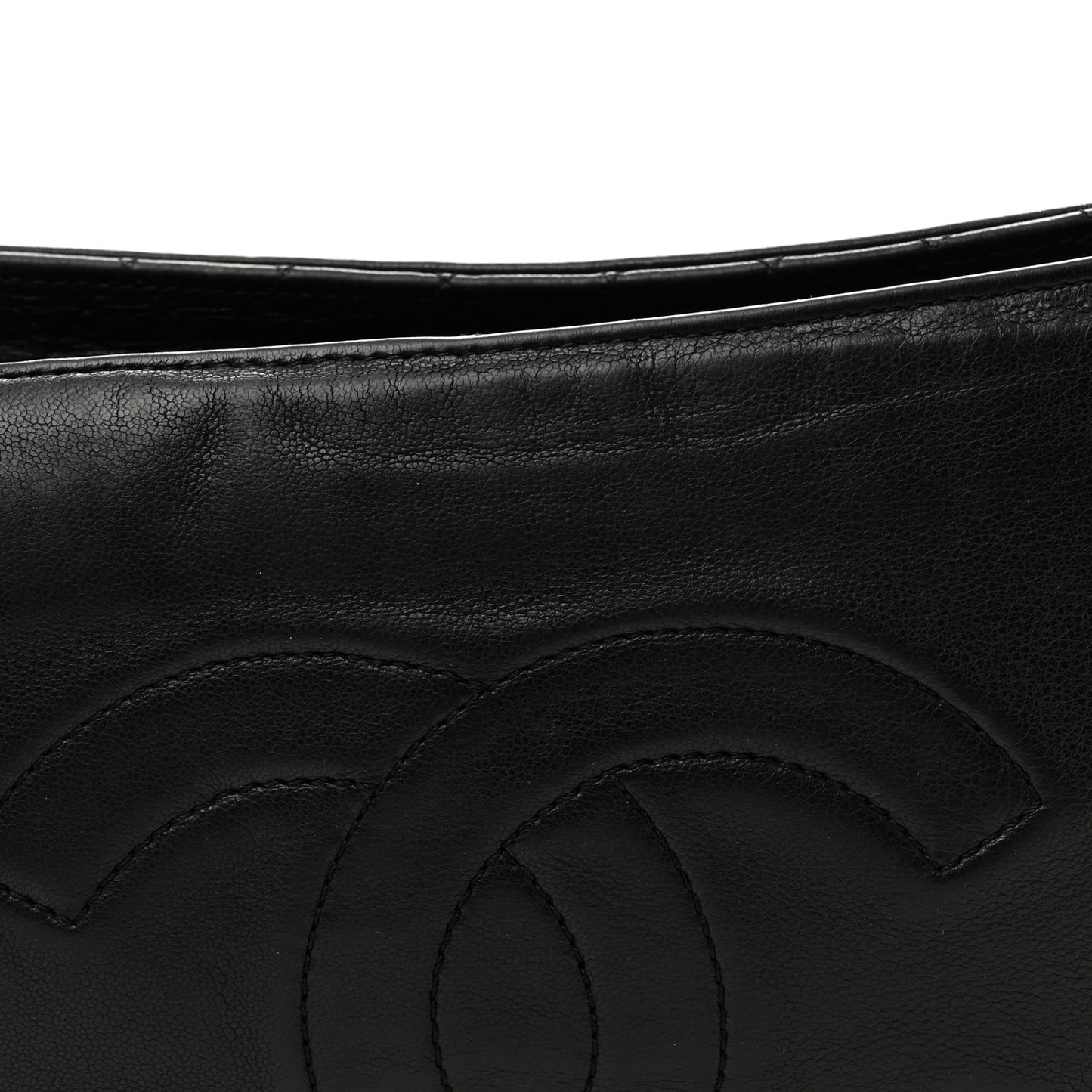 Lambskin Soft Chain Pochette Black