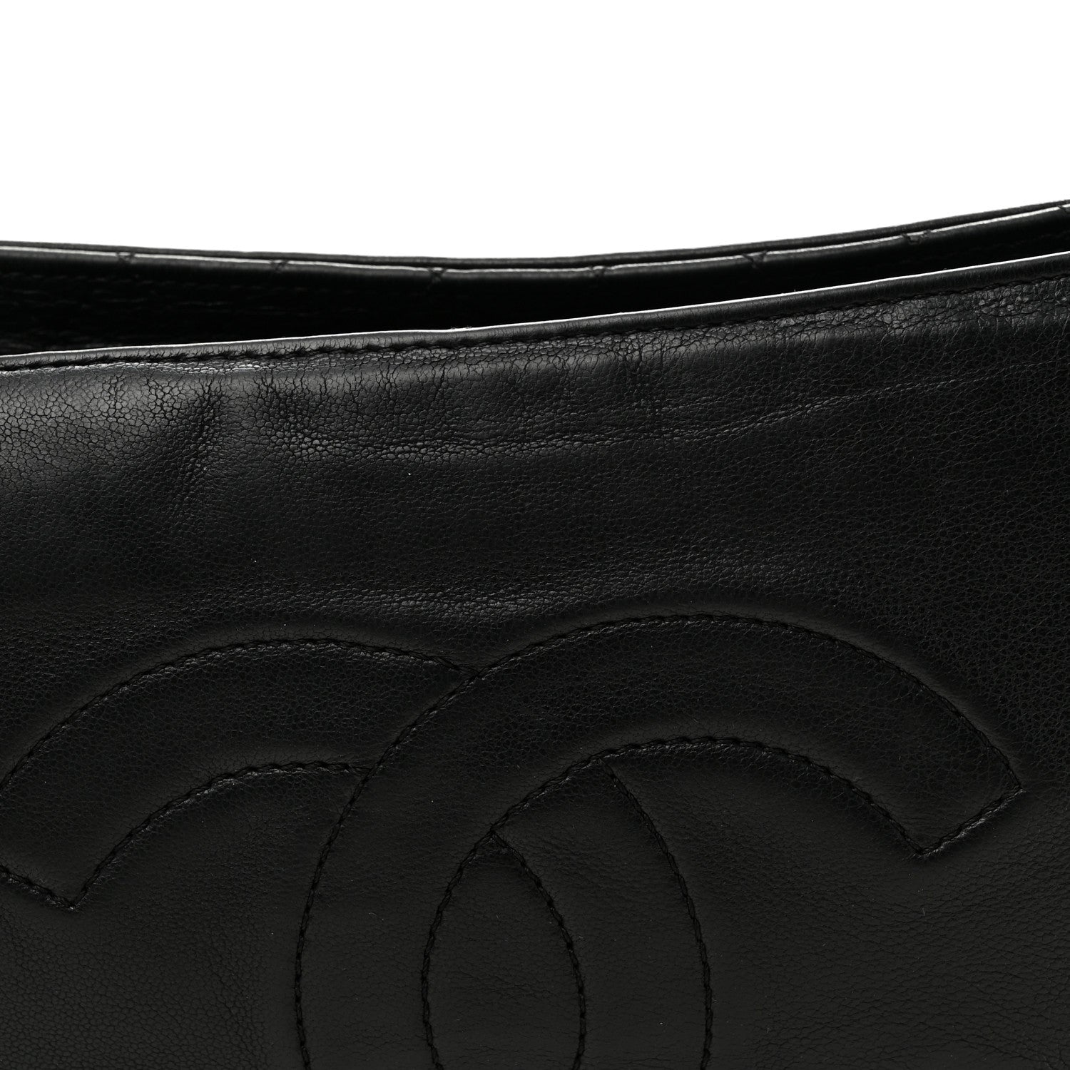 Chanel Lambskin Soft Chain Pochette Black 8 of 10
