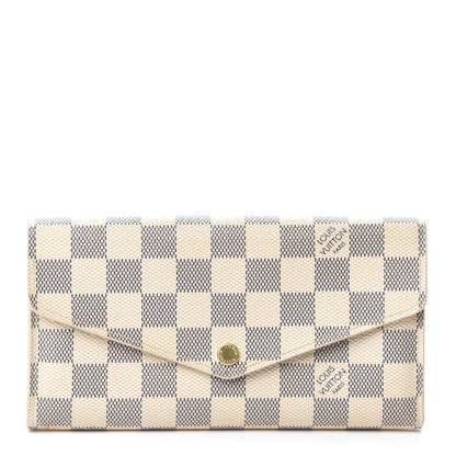 Louis Vuitton Damier Azur Sarah Wallet NM 1 of 7