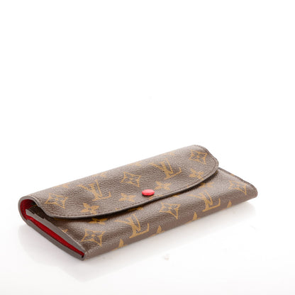 Louis Vuitton Monogram Emilie Wallet Red 4 of 6