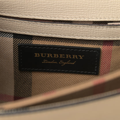 Burberry Grainy Calfskin Broguing Tassel Fringe Small Macken Crossbody Bag Beige 6 of 15