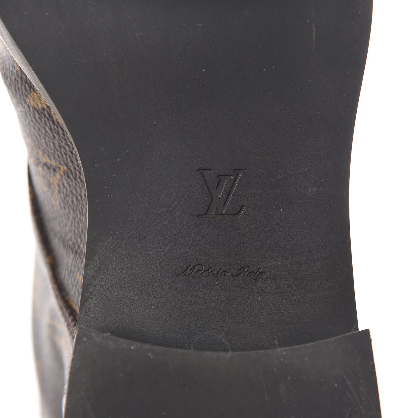Calfskin Monogram Wonderland Flat Ranger Boots 39 Black