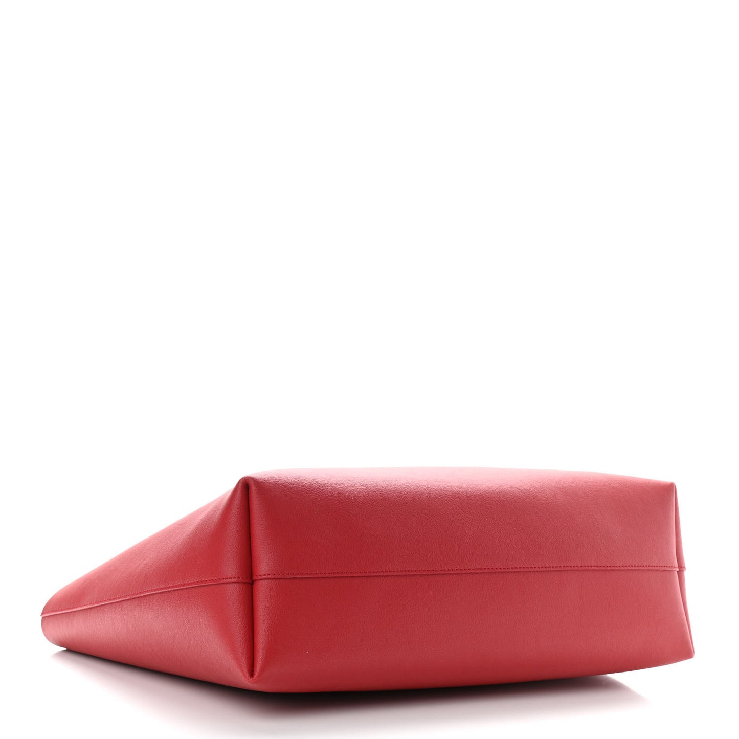 Calfskin Large Shopping Tote Rouge Eros