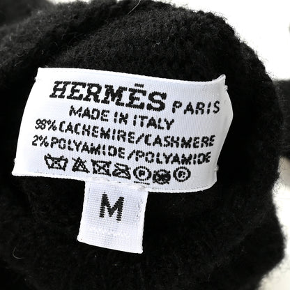 Hermes Cashmere Darling Gloves M Black 3 of 3