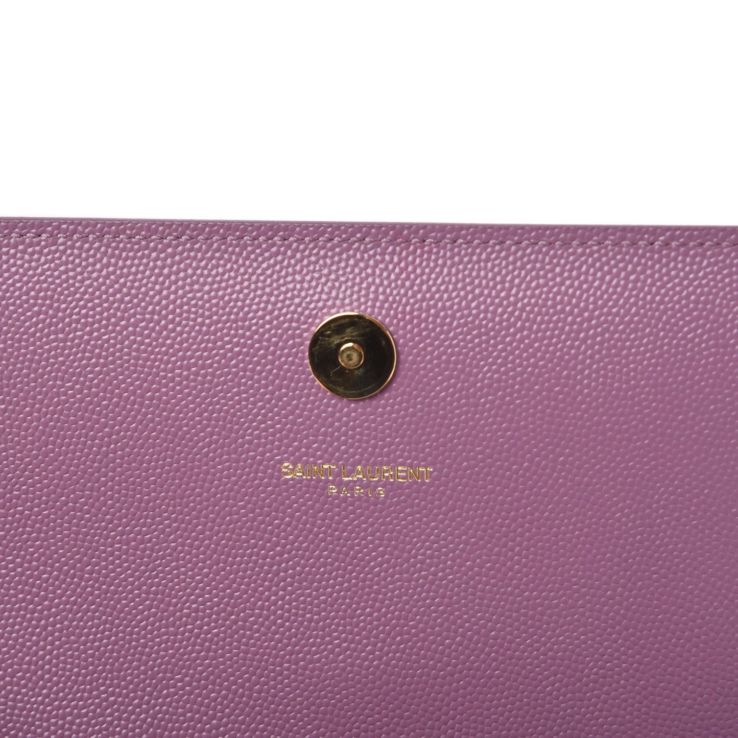 Grain De Poudre Classic Monogram Cassandre Clutch Lilac