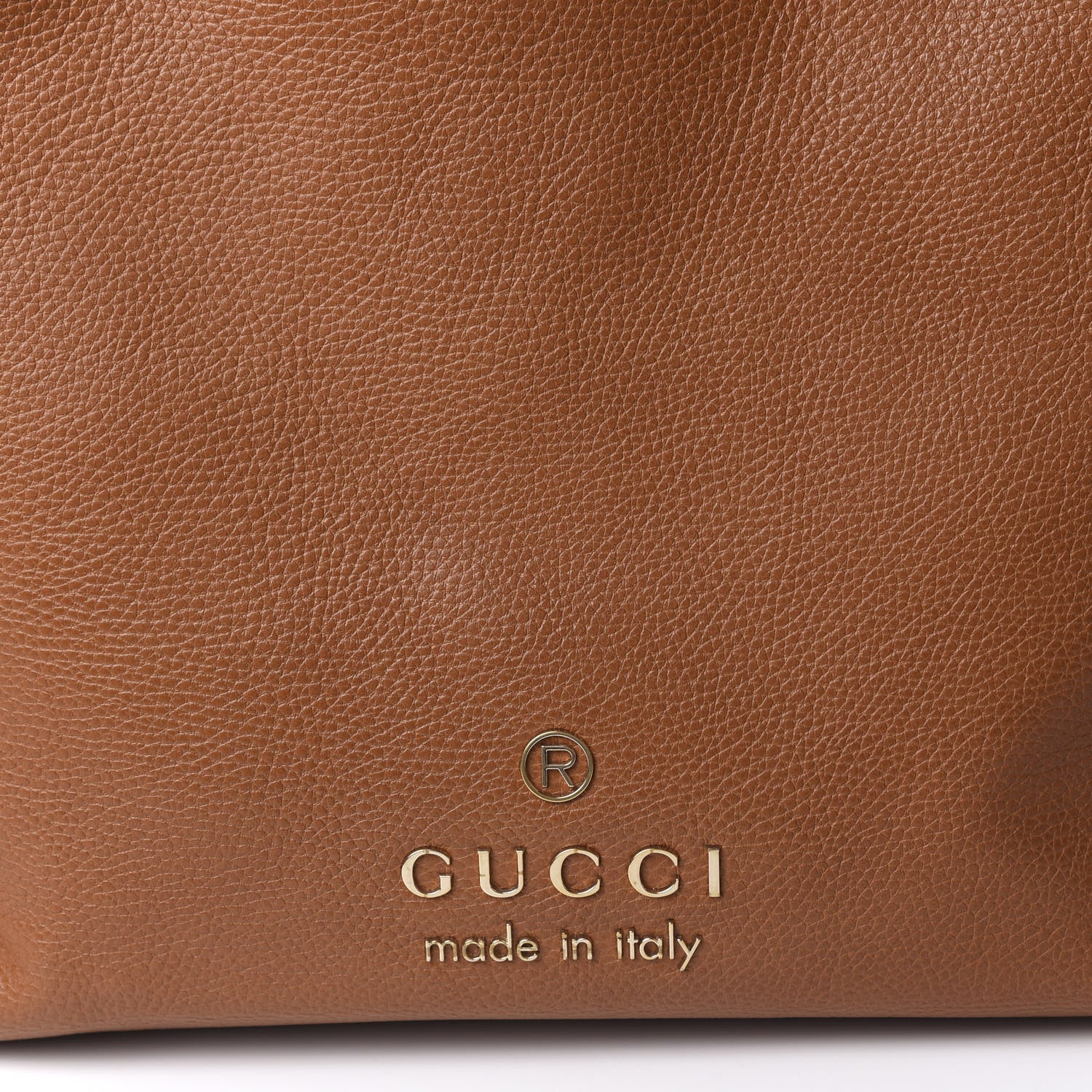 Gucci Calfskin Large Gifford Braided Handle Tote Saffron 10 of 10