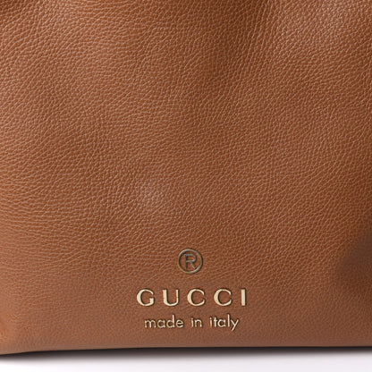 Gucci Calfskin Large Gifford Braided Handle Tote Saffron 10 of 10