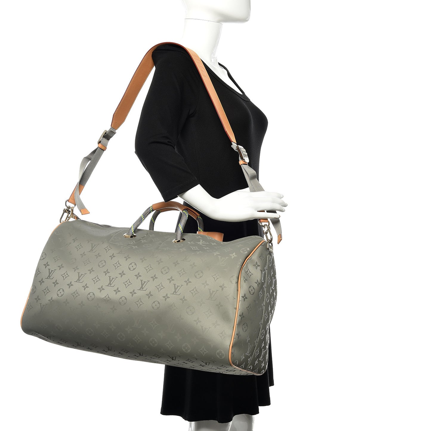 Monogram Titanium Keepall Bandouliere 50