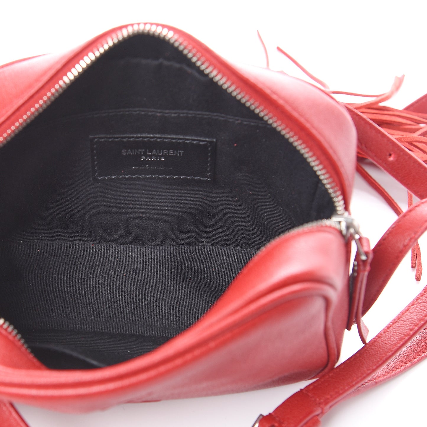 Lambskin Monogram Lou Belt Bag Red