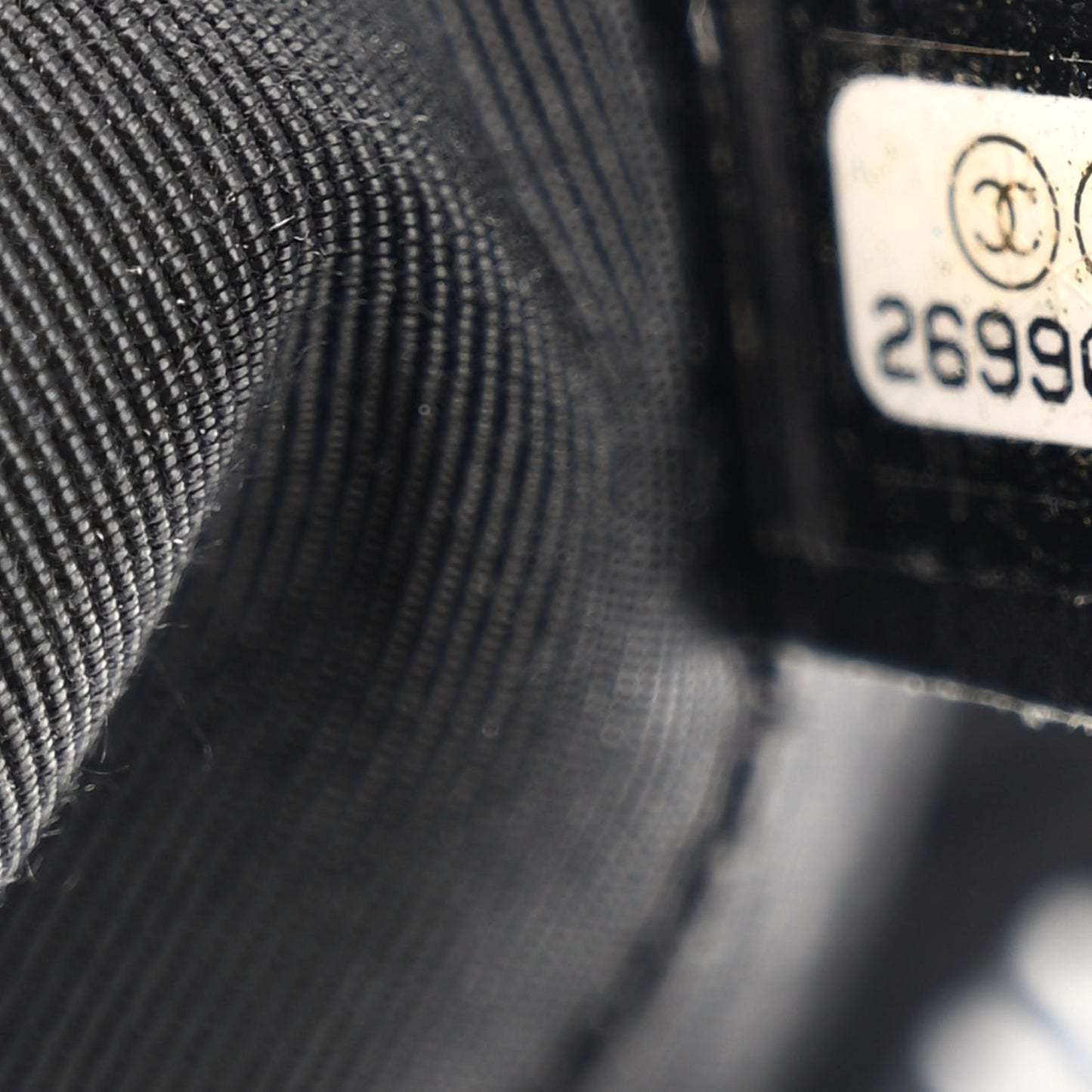 Vinyl Large La Pausa Bay Shopping Bag Black