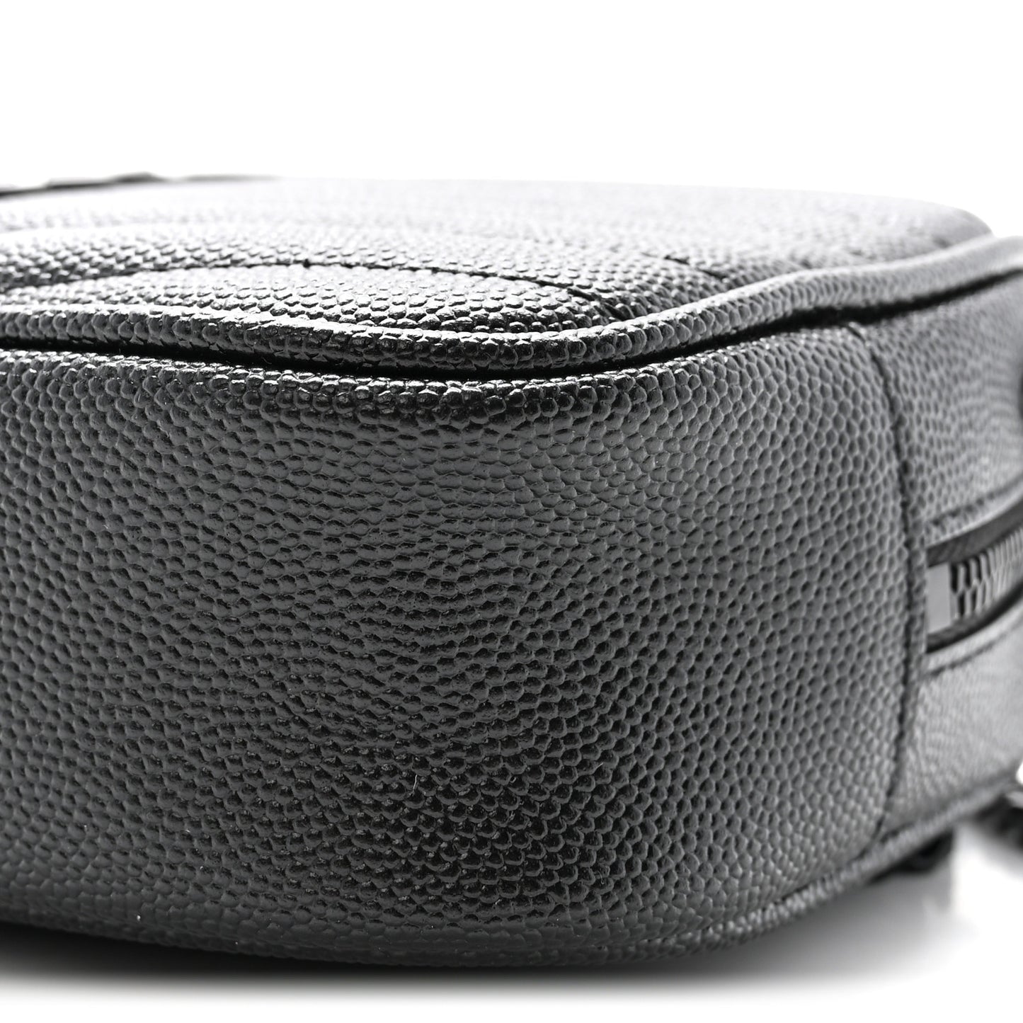 Grain De Poudre Matelasse Monochrome Monogram Mini Lou Camera Bag Black