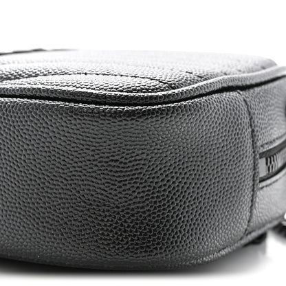 Saint Laurent Grain De Poudre Matelasse Monochrome Monogram Mini Lou Camera Bag Black 10 of 10
