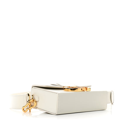 Christian Dior Smooth Calfskin 30 Montaigne Box Bag White 3 of 4