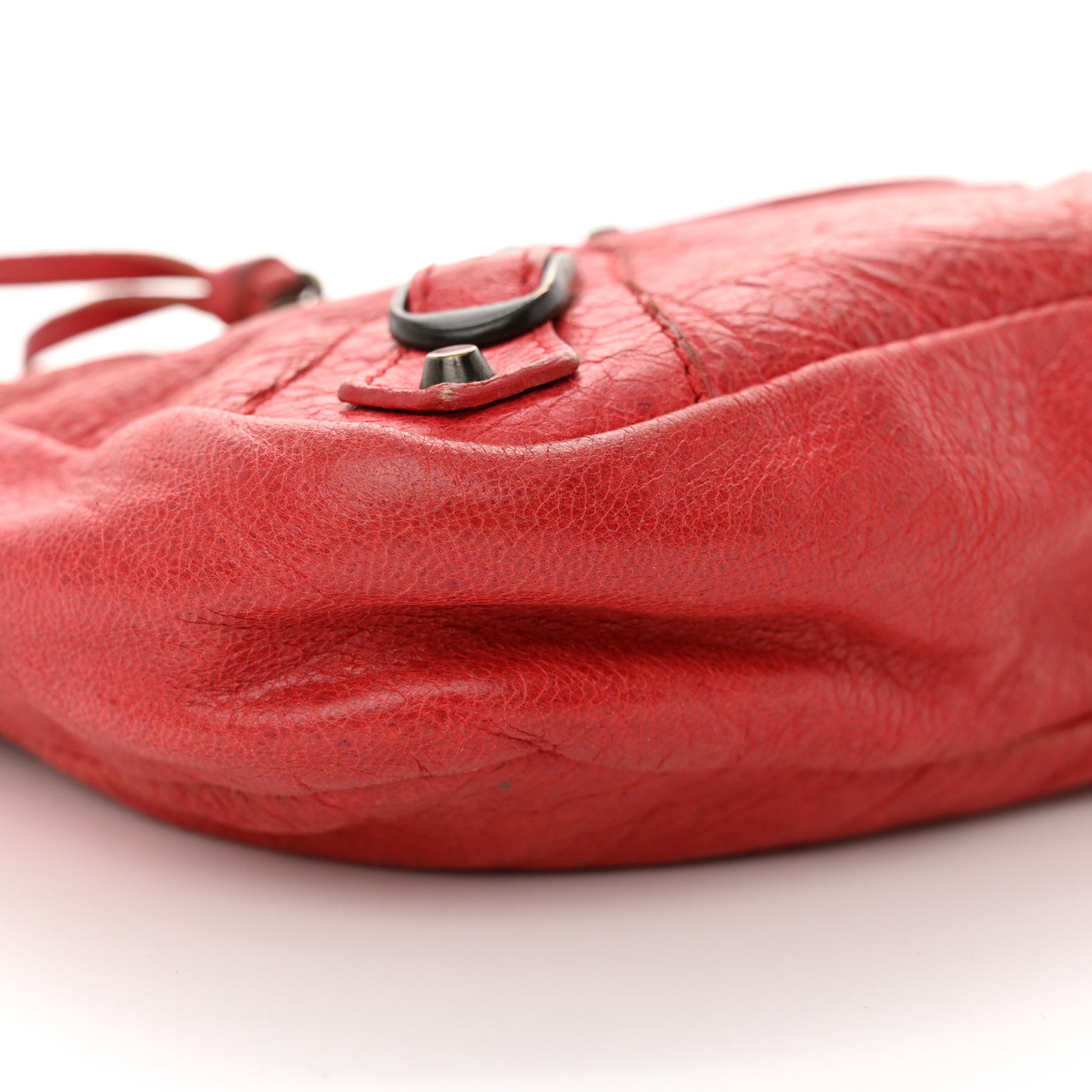 Balenciaga Chevre Classic Hardware Porte Toilette Makeup Clutch  Rouge Coquelicot 9 of 15