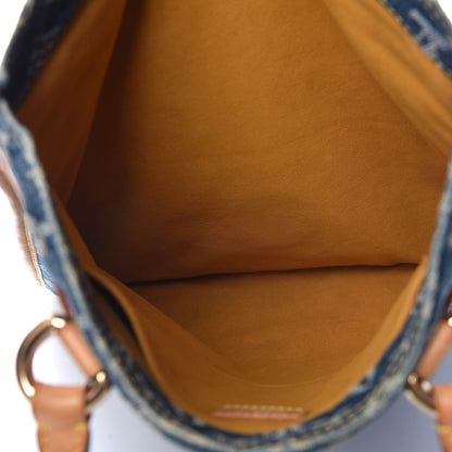 Louis Vuitton Monogram Denim Sac Plat Blue 5 of 13