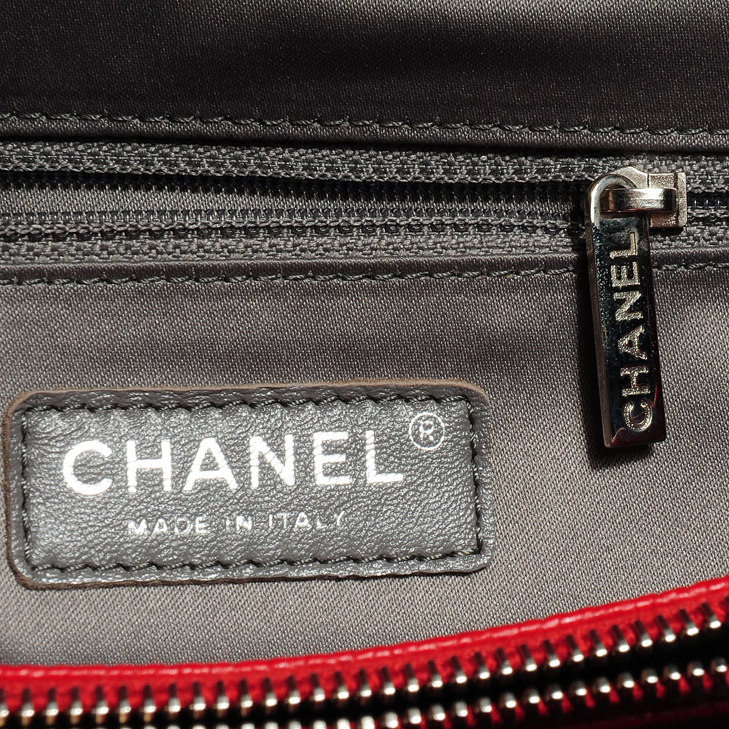 Chanel Caviar XL Grand Shopping Tote GST Red 6 of 7