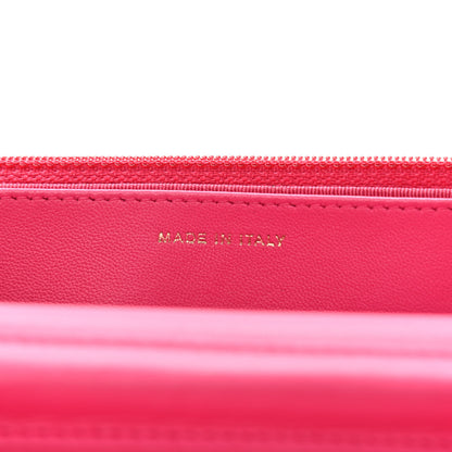Chanel Lambskin Quilted Wallet On Chain WOC Pink 7 of 13