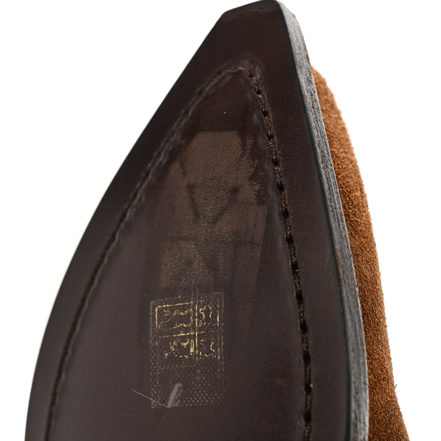 Suede Houston Cowboy Boots 35 Brown