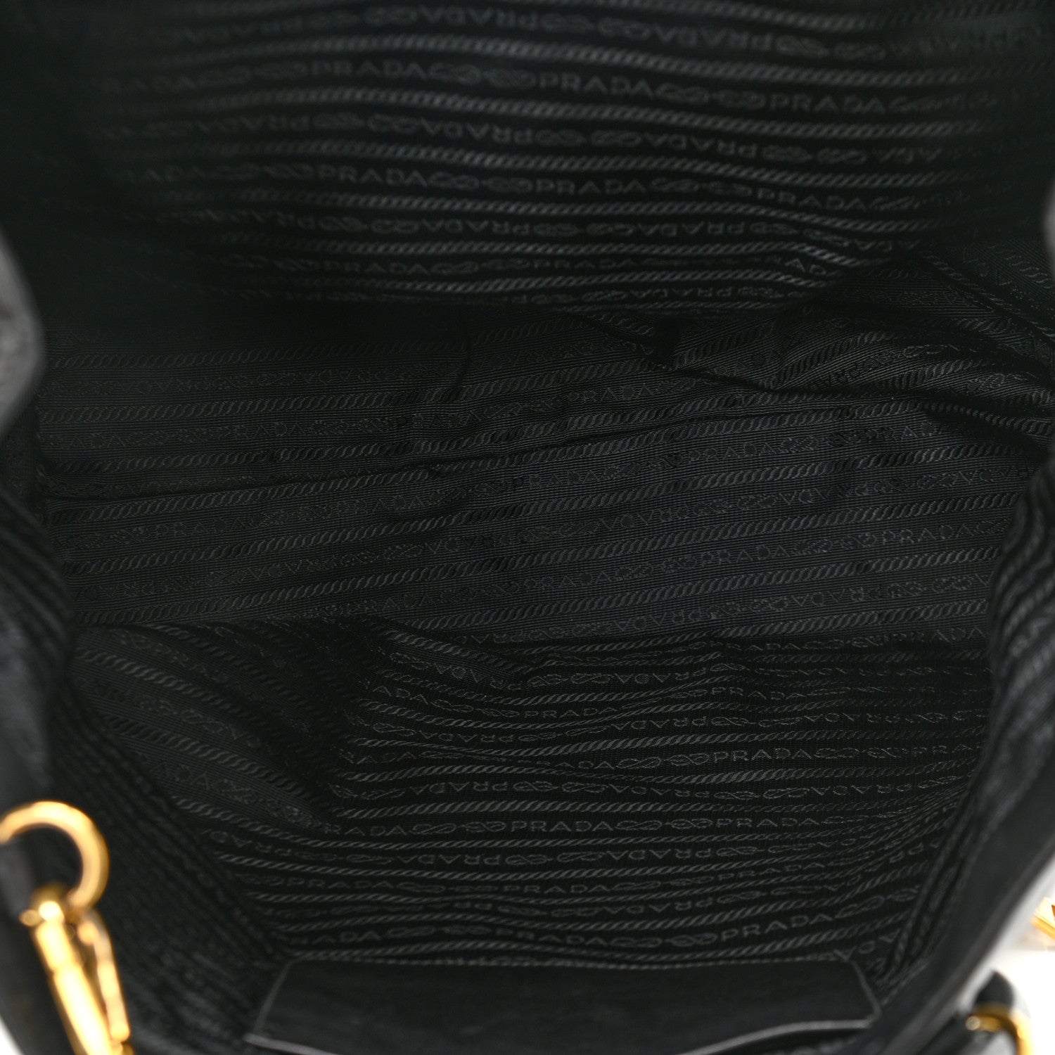 Prada Soft Calf Tote Black 5 of 11