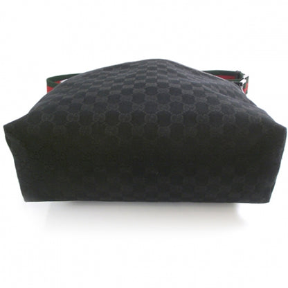 Gucci Monogram Messenger Bag Black 4 of 10