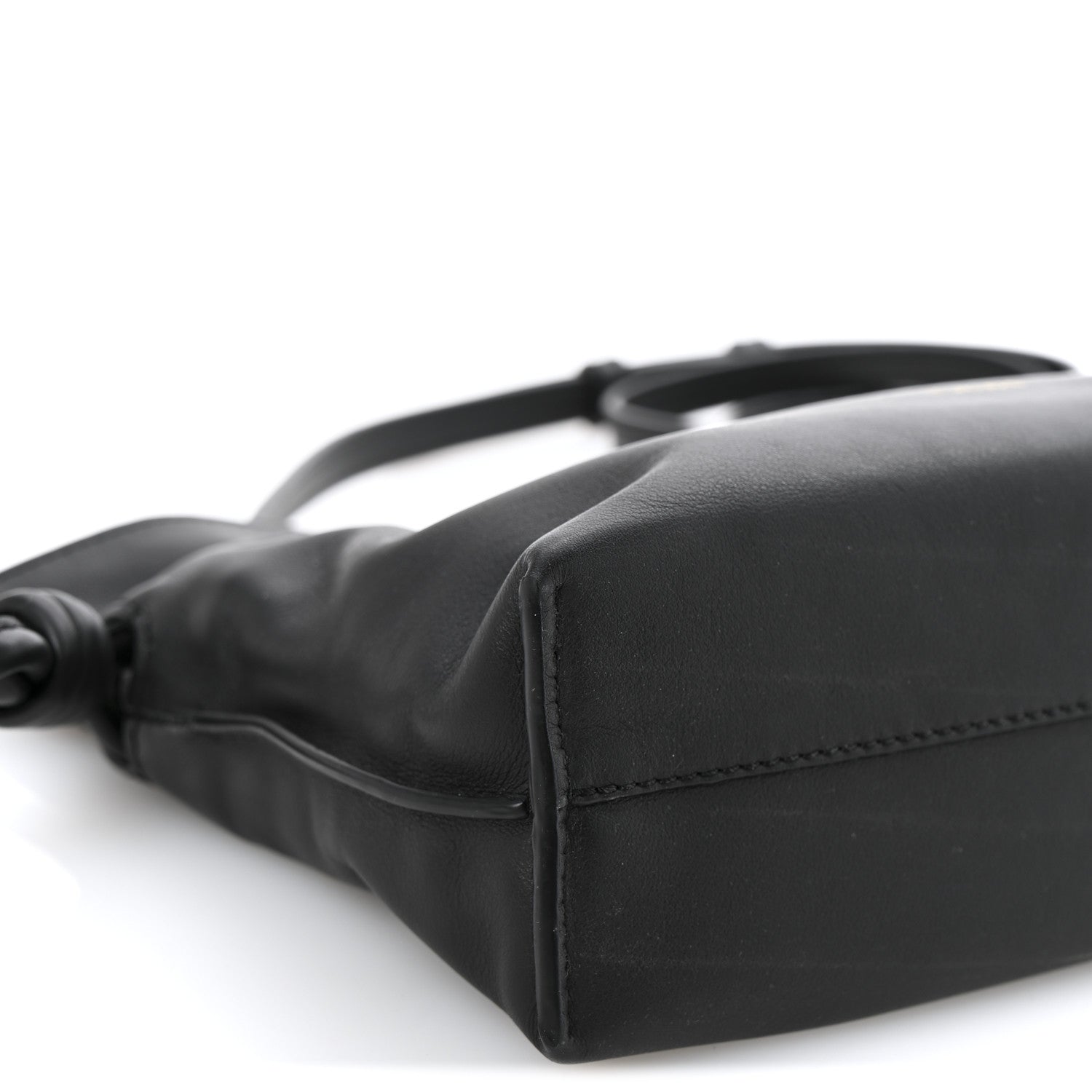 Loewe Calfskin Mini Flamenco Knot Clutch Black 9 of 10