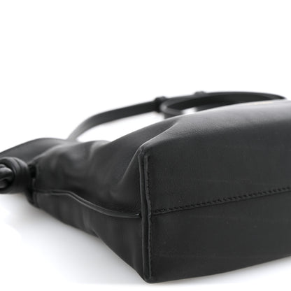 Loewe Calfskin Mini Flamenco Knot Clutch Black 9 of 10