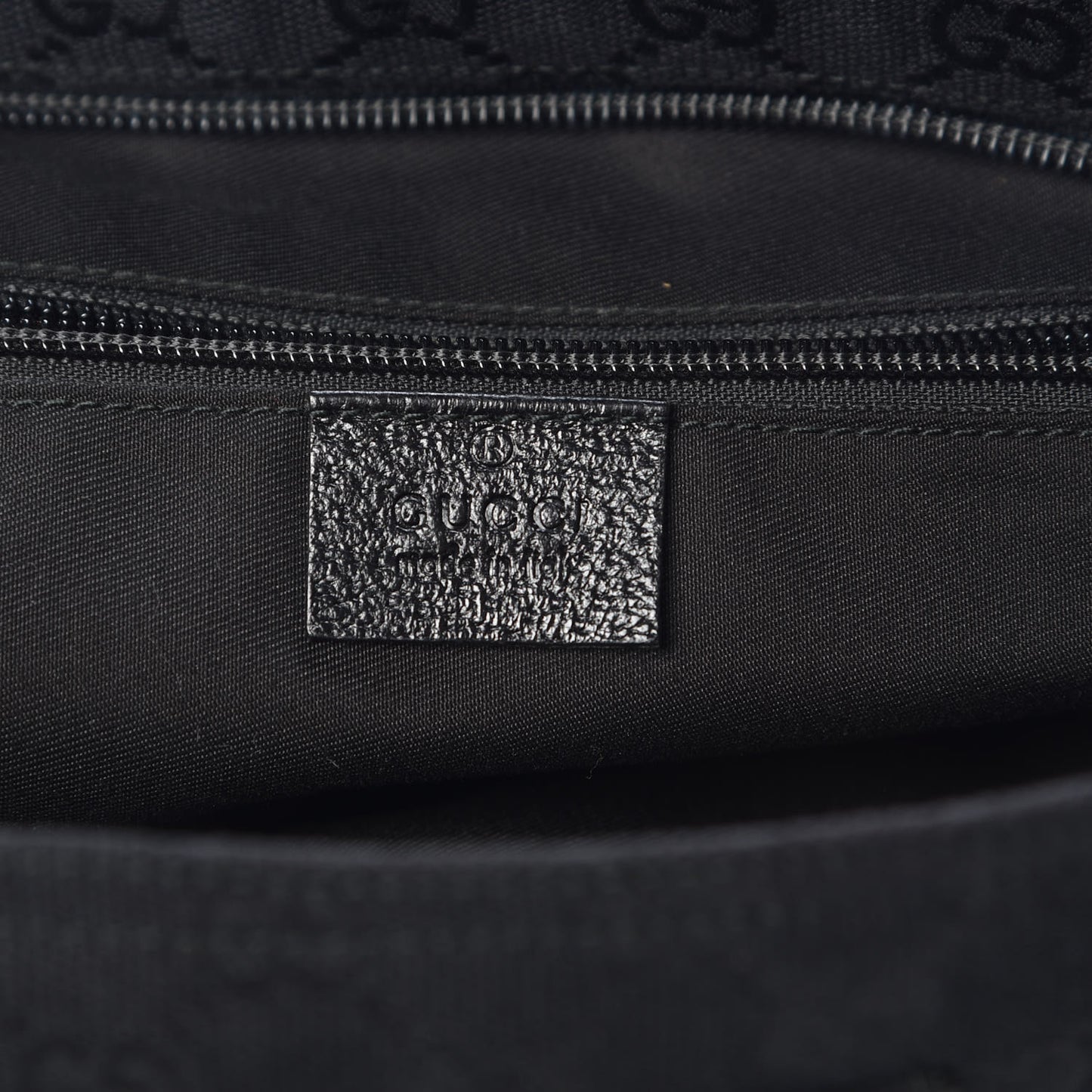 Monogram Web Medium Flat Messenger Bag Black