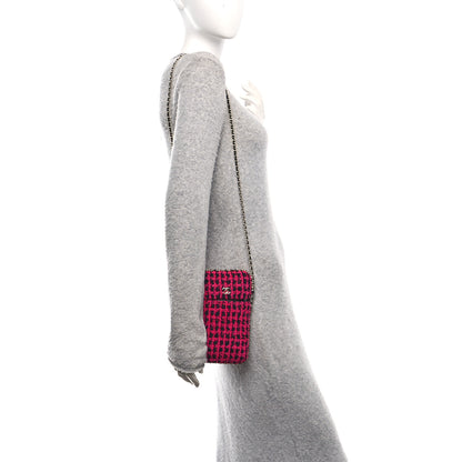 Chanel Tweed Chain Around Phone Holder Pink 2 of 10