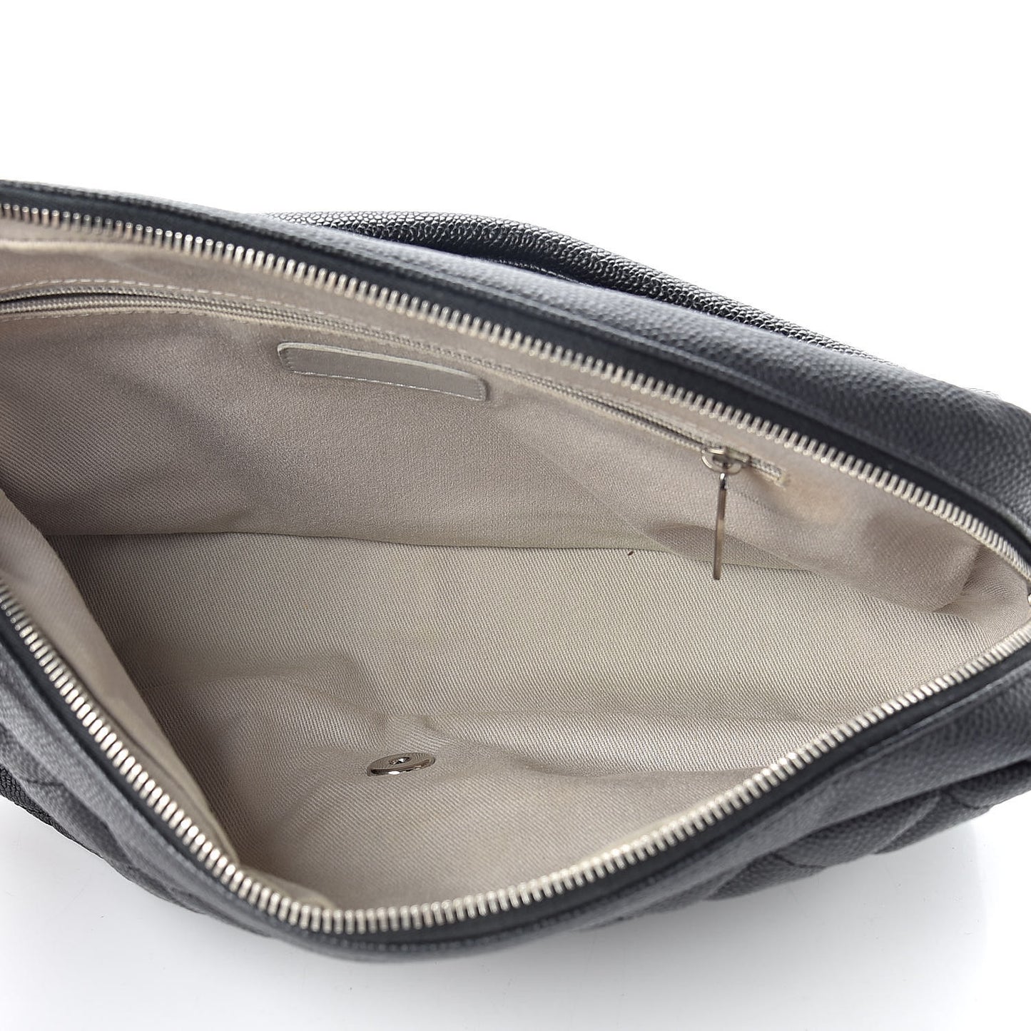 Caviar Quilted Jumbo Easy Flap Black