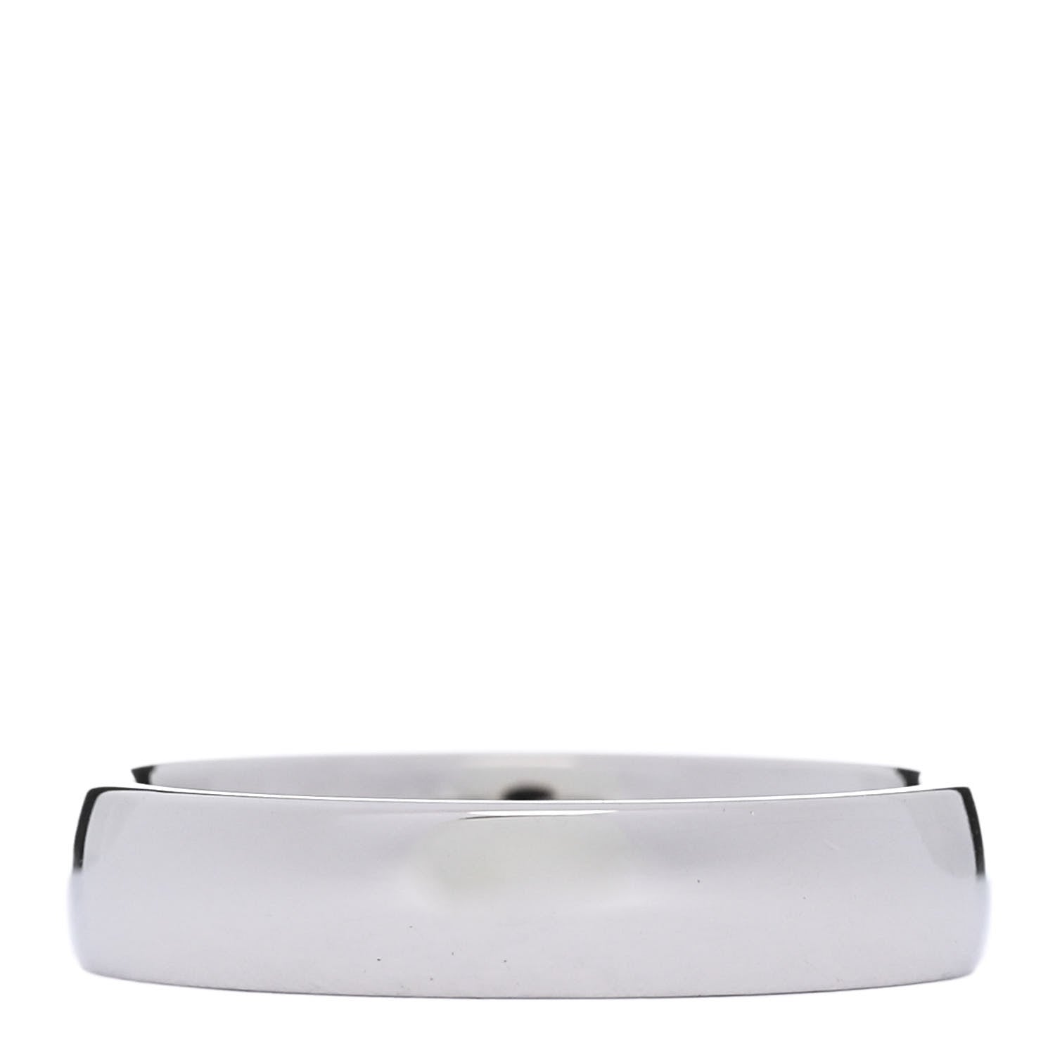 Hermes 18K White Gold Diamond Ever Herakles Wedding Band Ring 47 4 3 of 5