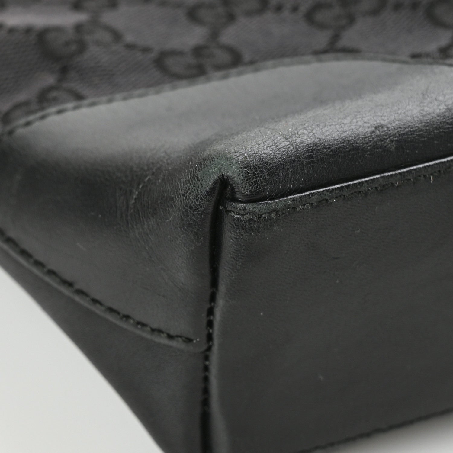 Gucci Monogram Shoulder Bag Black 8 of 9