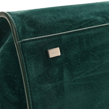 The Row Suede Soft Margaux 15 Teal Green 11 of 11