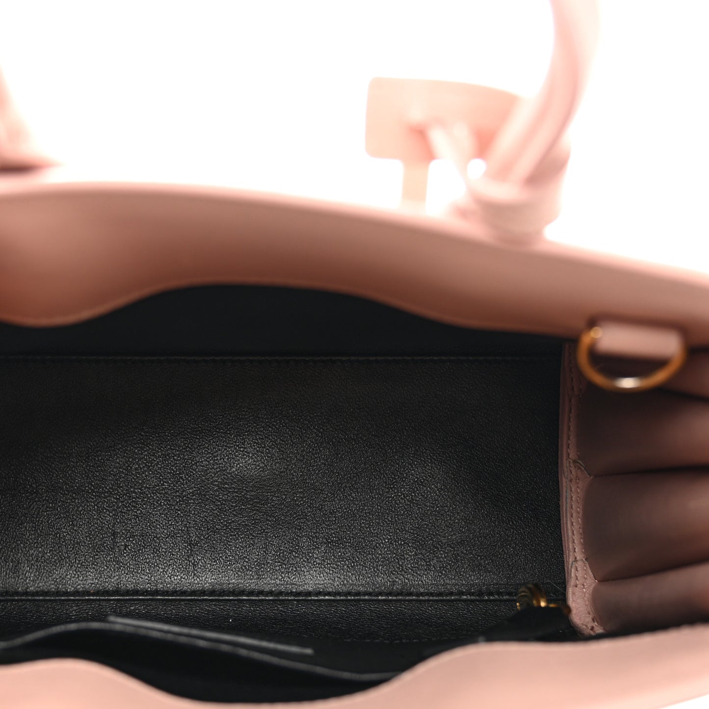 Calfskin Nano Sac De Jour Pale Pink