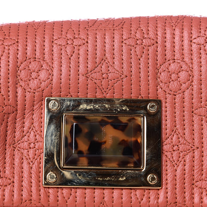 Louis Vuitton Calfskin Quilted Monogram Altair Clutch Rose 11 of 12