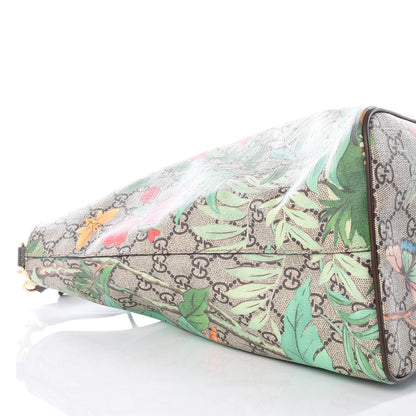 Gucci Soft GG Supreme Monogram Tian Medium Crossbody Tote Beige Multicolor New Acero 8 of 12