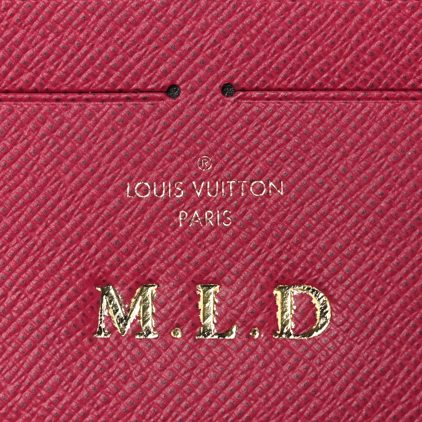 Monogram Pochette Felicie Chain Wallet Fuchsia
