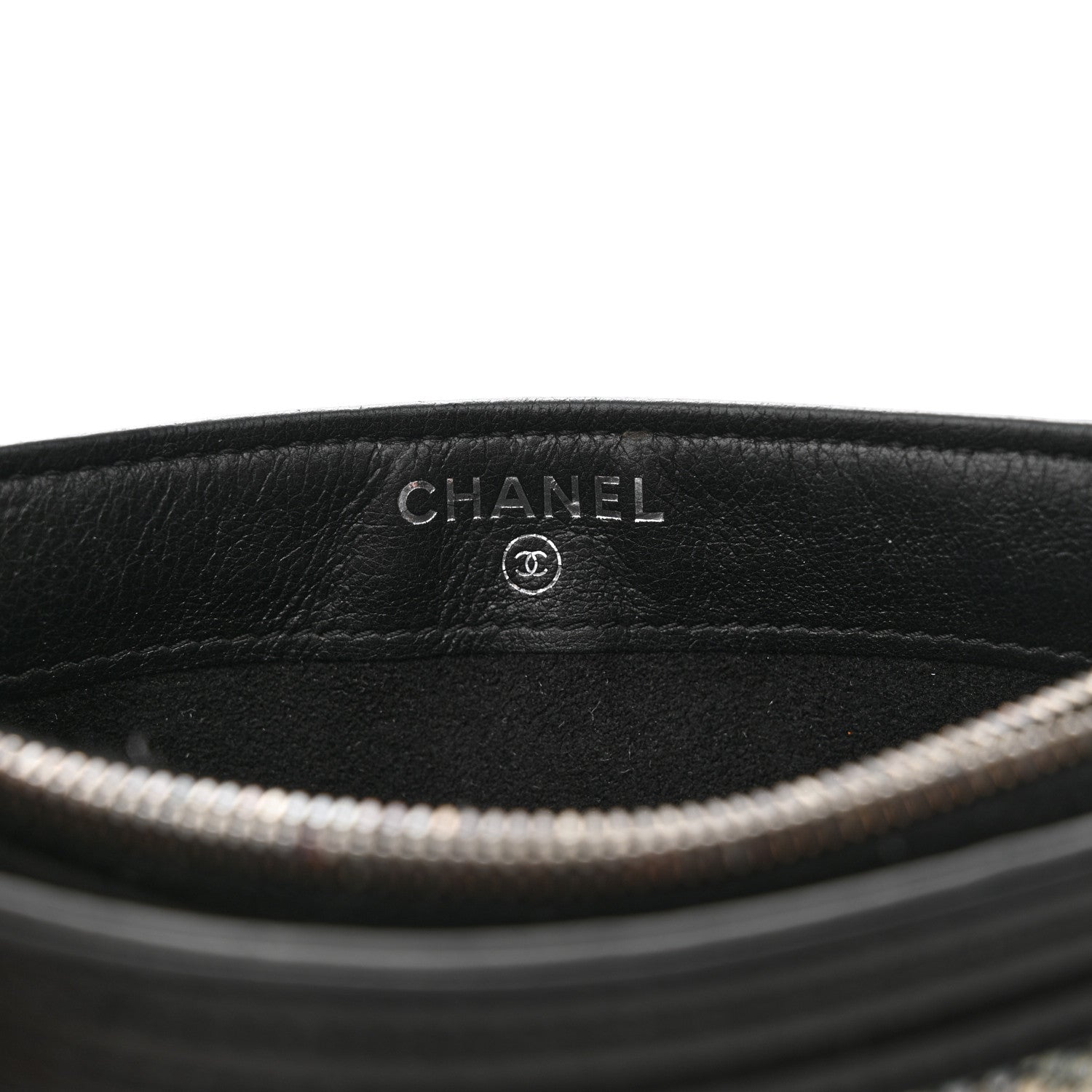 Chanel Metallic Galuchat Stingray Lambskin Mini Clutch With Removable Chain Black 6 of 11