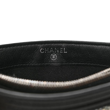 Chanel Metallic Galuchat Stingray Lambskin Mini Clutch With Removable Chain Black 6 of 11