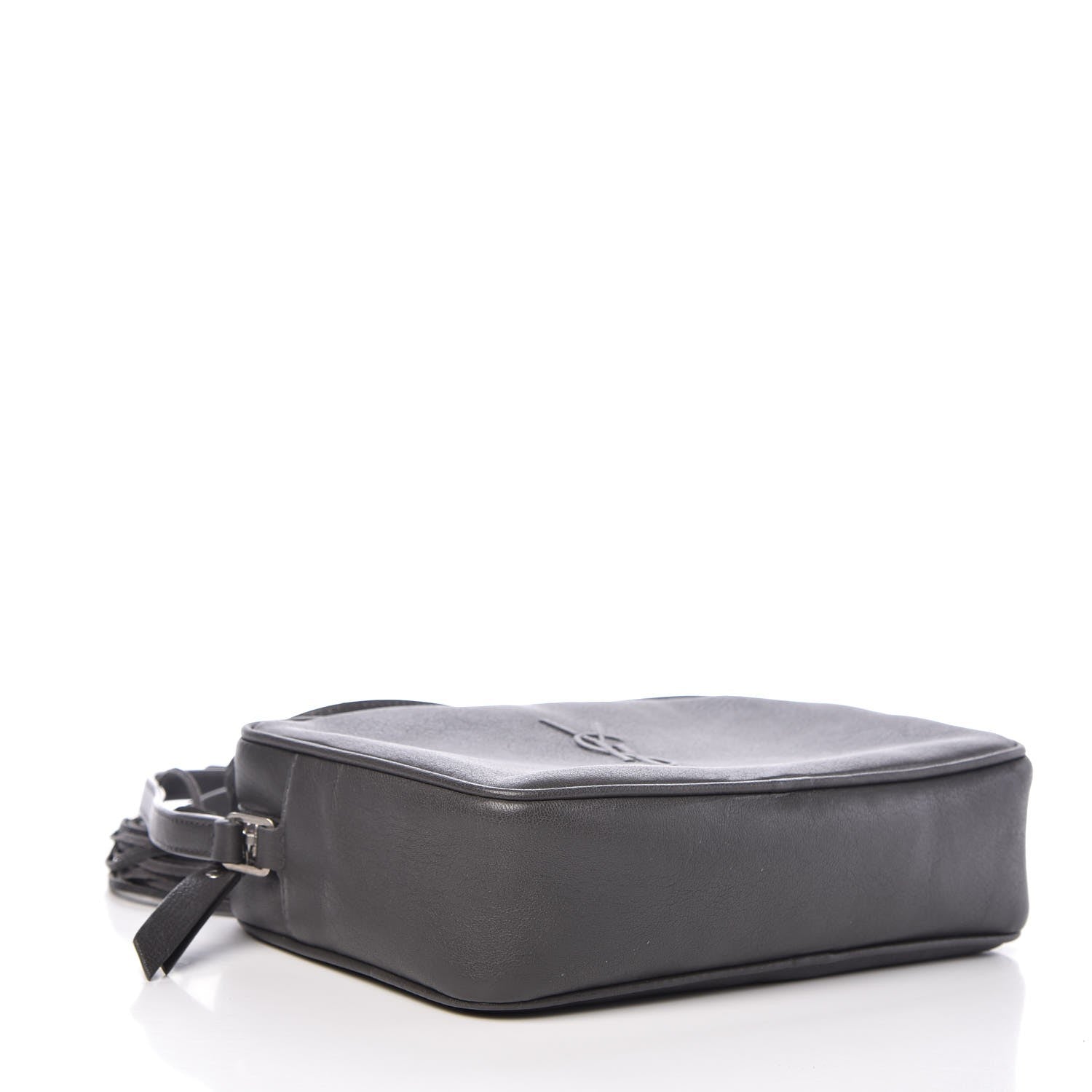 Saint Laurent Calfskin Monogram Small Lou Camera Bag Storm 4 of 7
