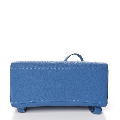 Hermes Taurillon Clemence Kelly Ado Backpack 22 Mykonos 6 of 26