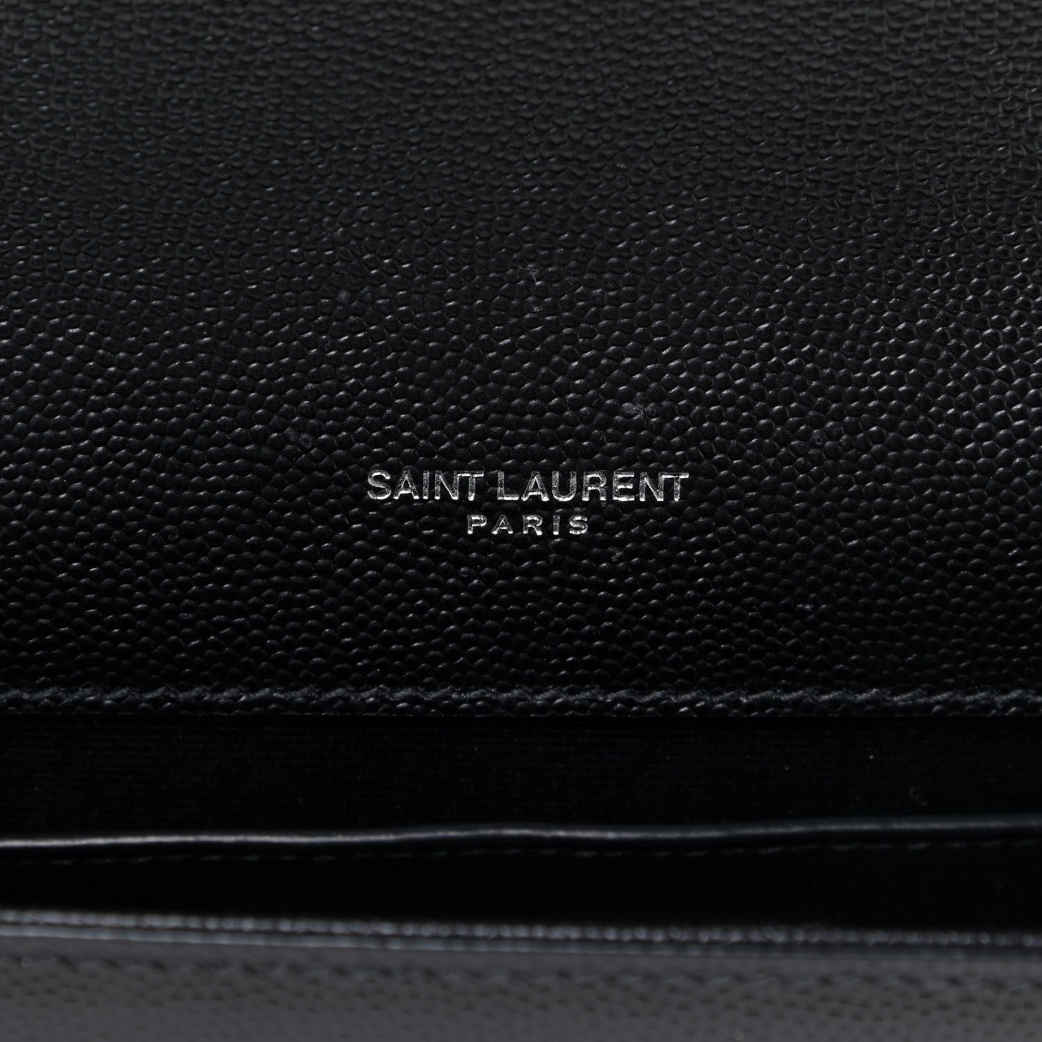 Saint Laurent Grain De Poudre Small Monogram Kate Satchel Black 8 of 10