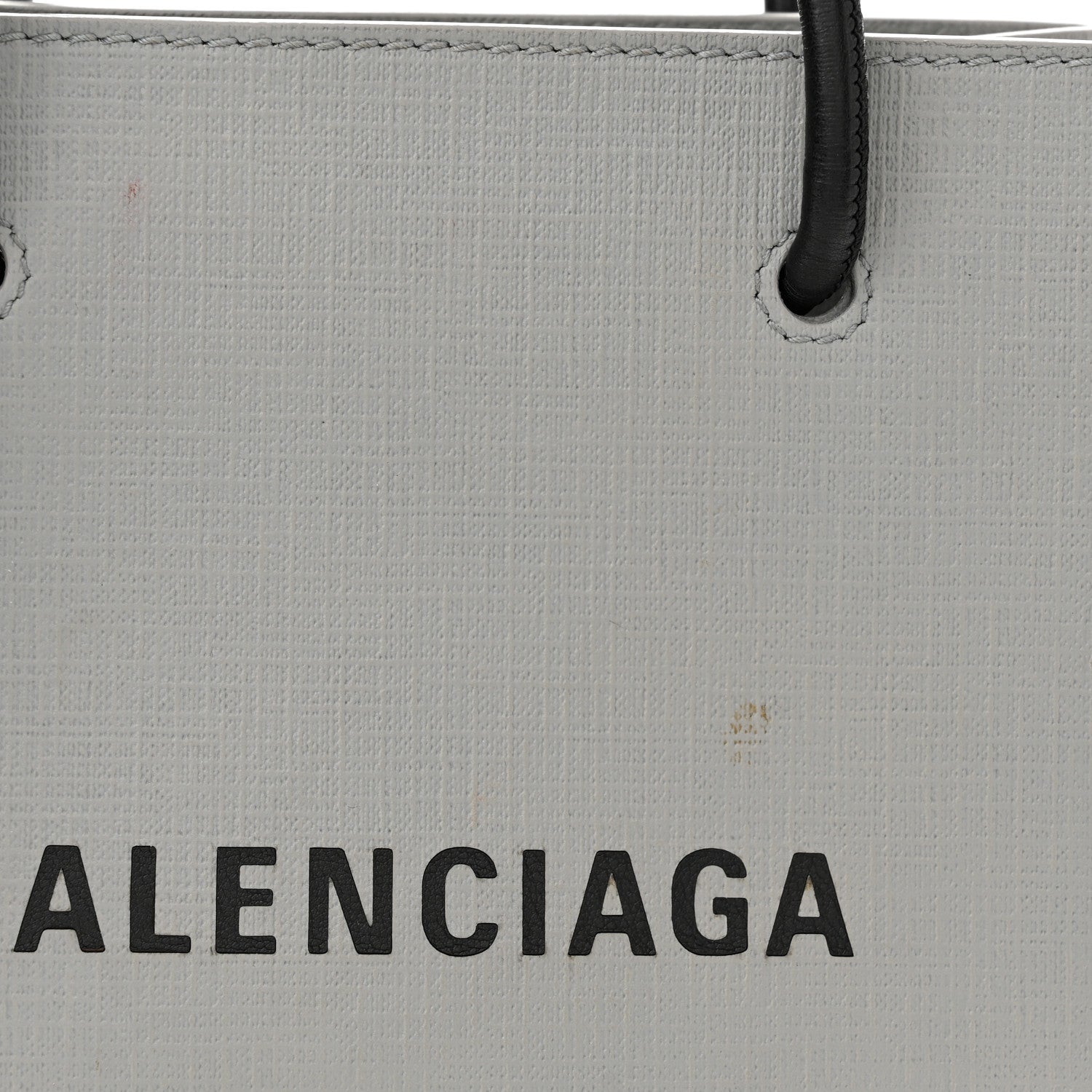 Balenciaga Calfskin Logo XXS Shopping Tote Gris Fossile 11 of 11