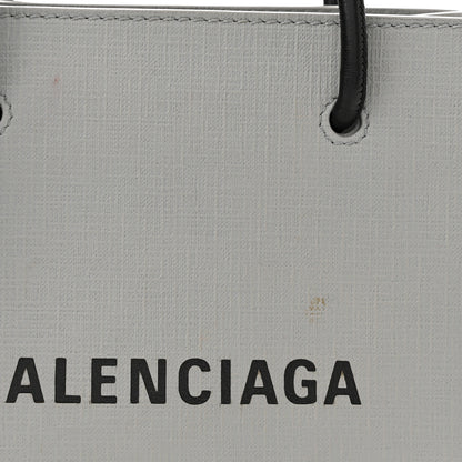 Balenciaga Calfskin Logo XXS Shopping Tote Gris Fossile 11 of 11