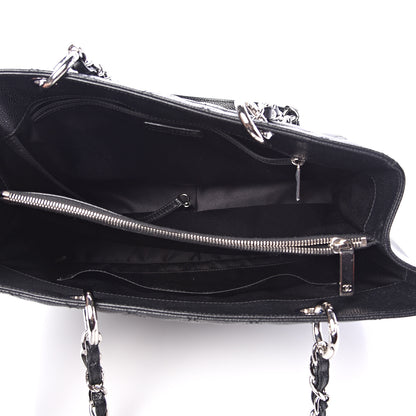 Chanel Caviar Quilted Grand Shopping Tote GST Black 4 of 11