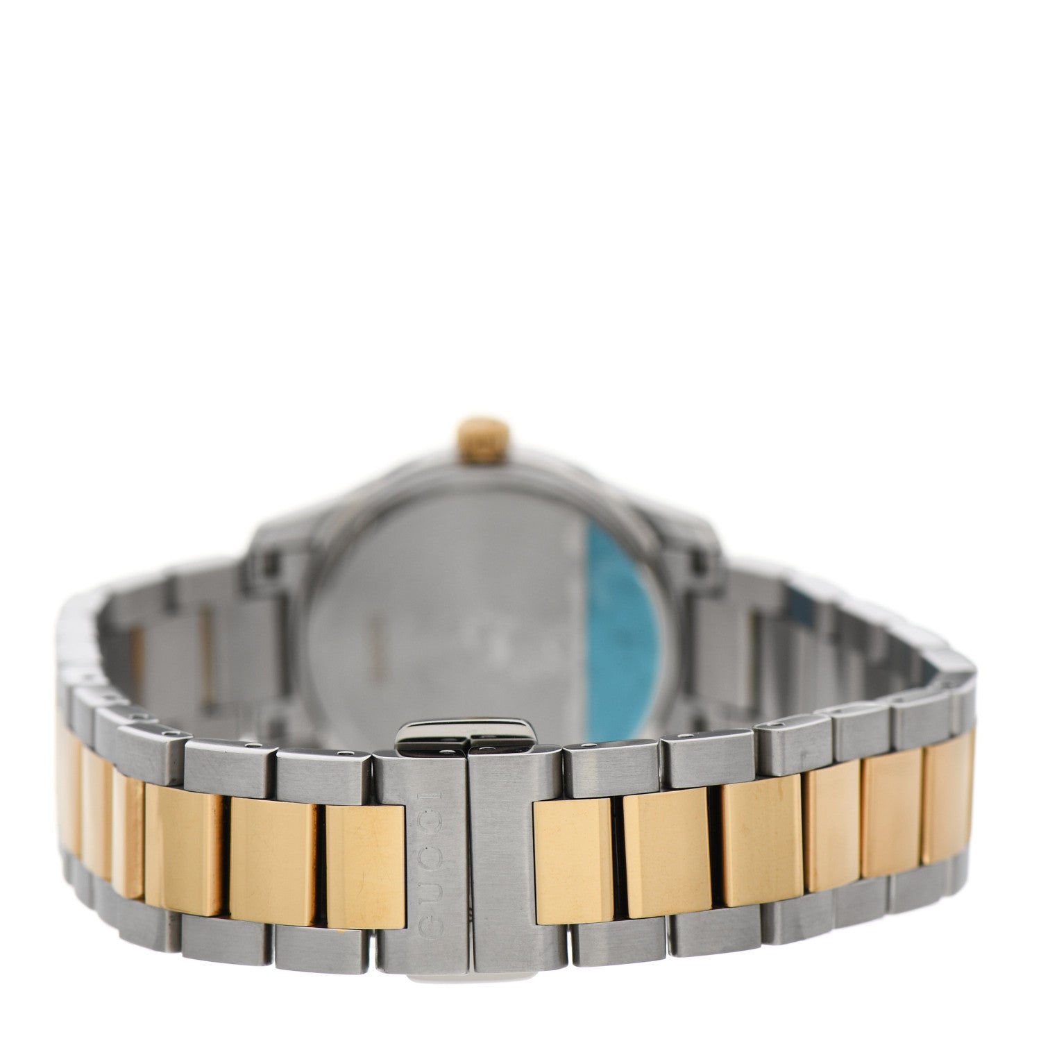 Gucci Stainless Steel 27mm G-Timeless Two Tone Cat Quartz Watch 3 of 6