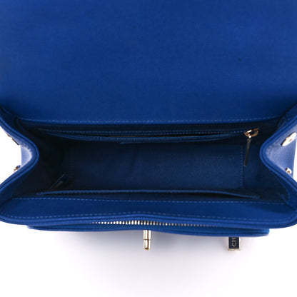 Chanel Caviar Quilted Medium Business Affinity Flap Dark Blue 5 of 12