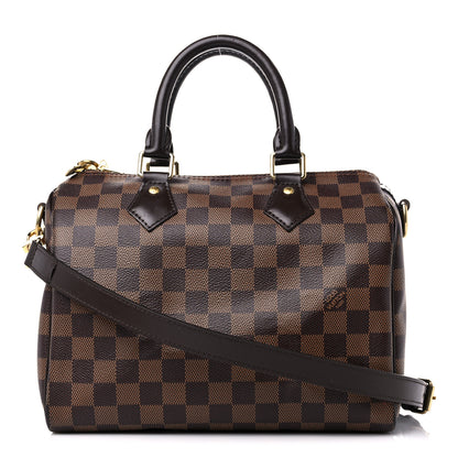 Louis Vuitton Damier Ebene Speedy Bandouliere 25 1 of 17