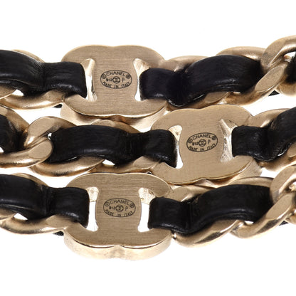 Chanel Lambskin Chain Turnlock CC Bangle Set of 3 Black 5 of 6