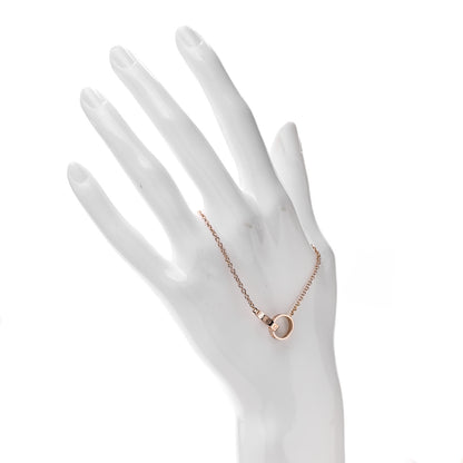 Cartier 18K Pink Gold Interlocking LOVE Bracelet 2 of 7