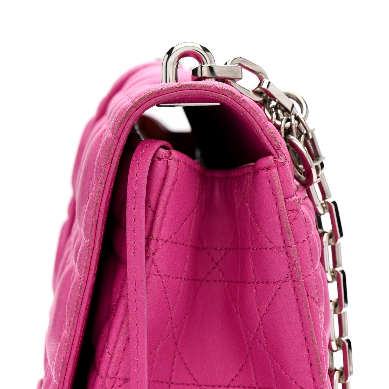 Christian Dior Lambskin Cannage Large Miss Dior Flap Sorbet 15 of 18